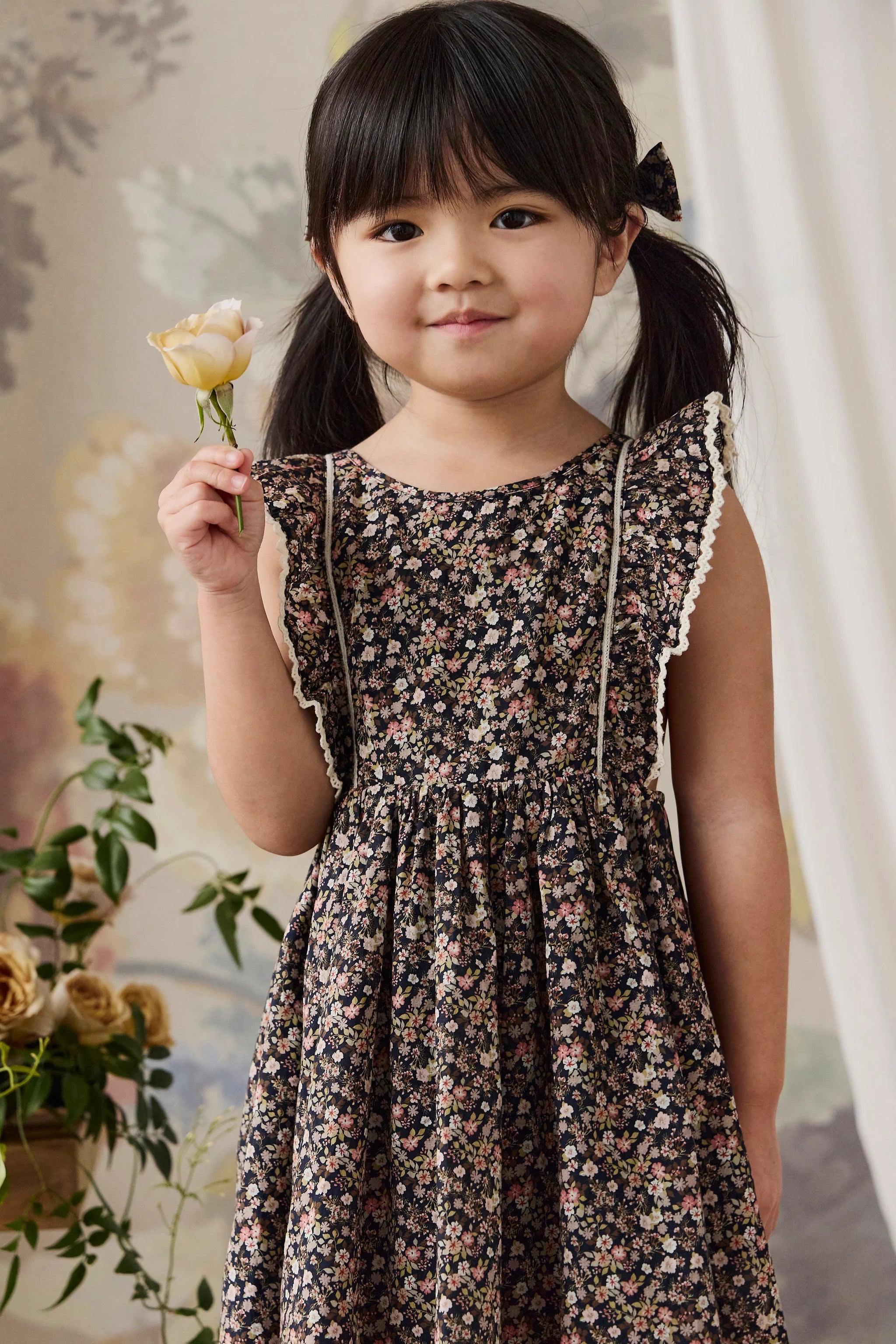 Organic Cotton Helene Dress - Luca Floral