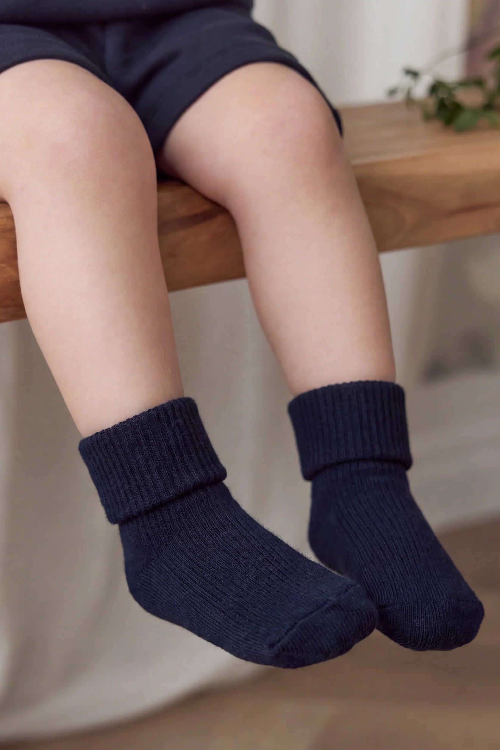 Classic Rib Sock - Navy