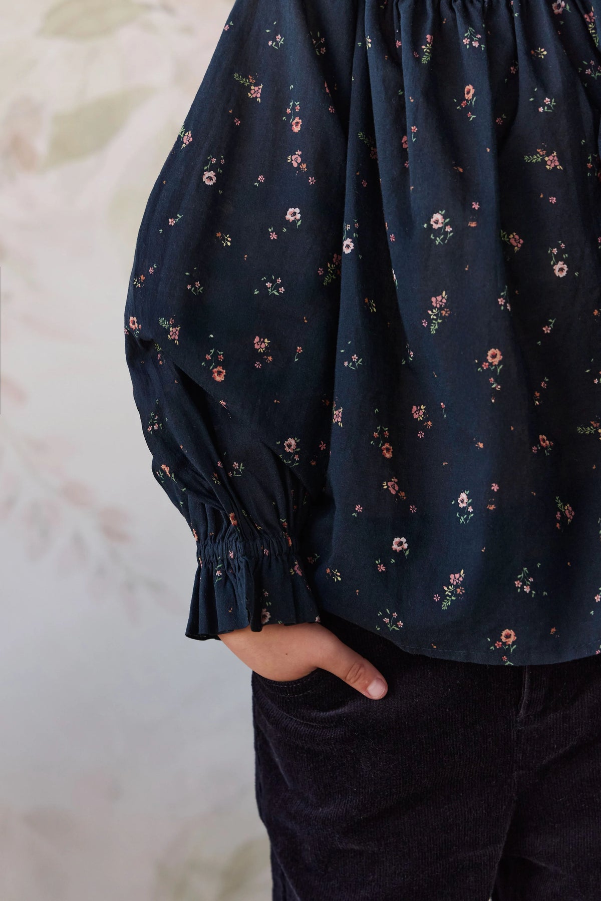 Organic Cotton Acacia Blouse - Eloise Navy