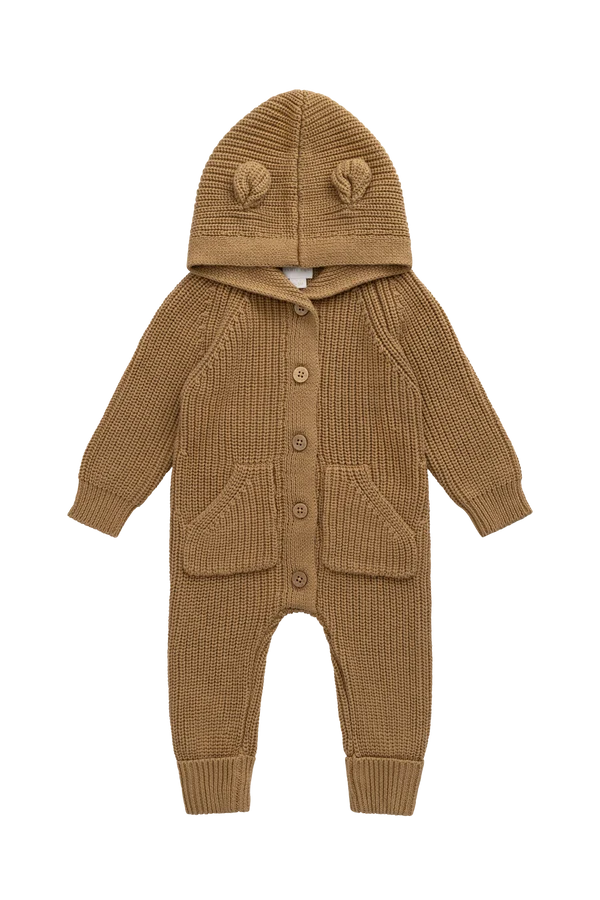 Bear Onepiece - Tawny Brown