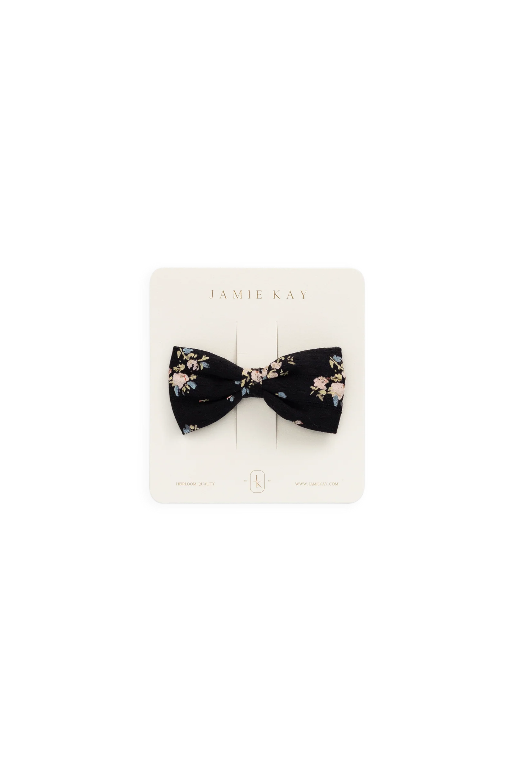 Organic Cotton Desiree Bow - Cassie Caviar