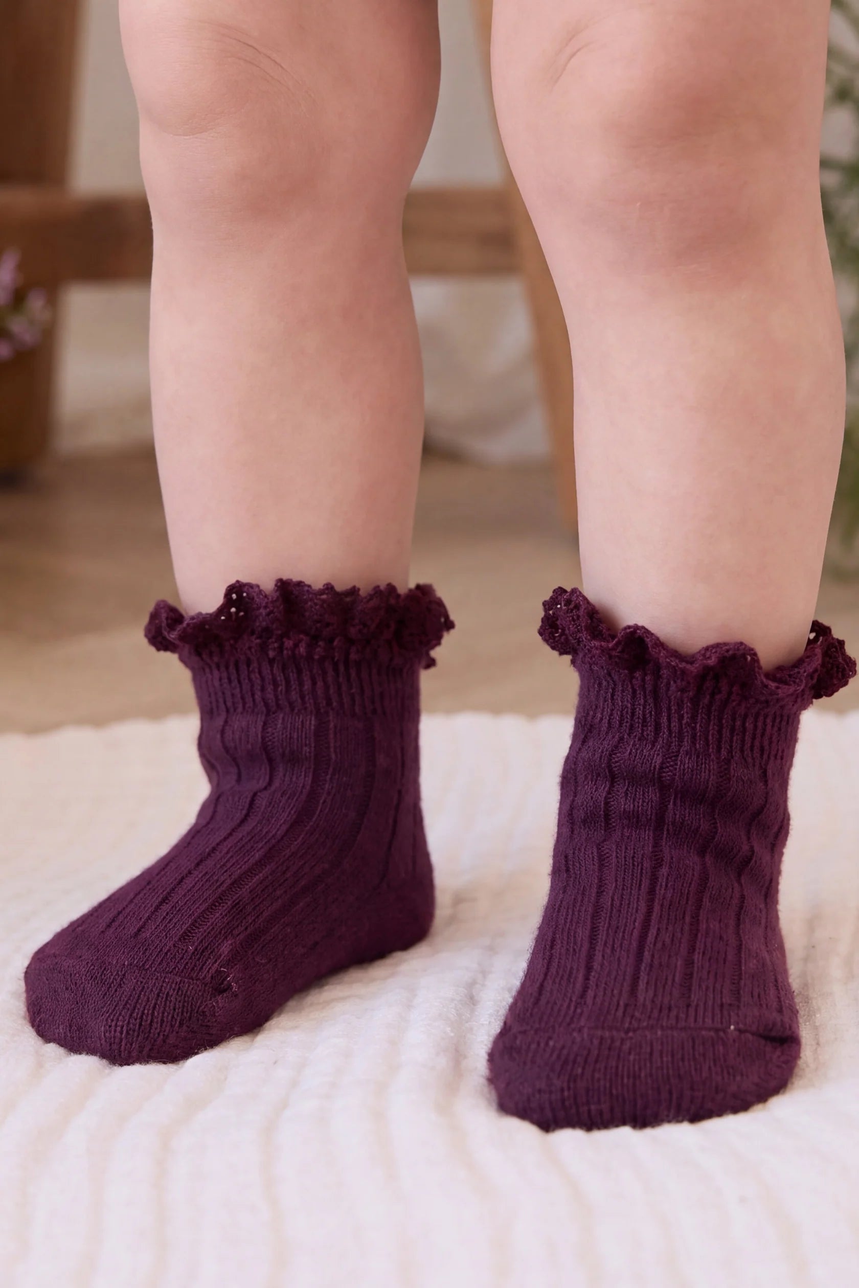 Emily Ankle Sock - Fig
