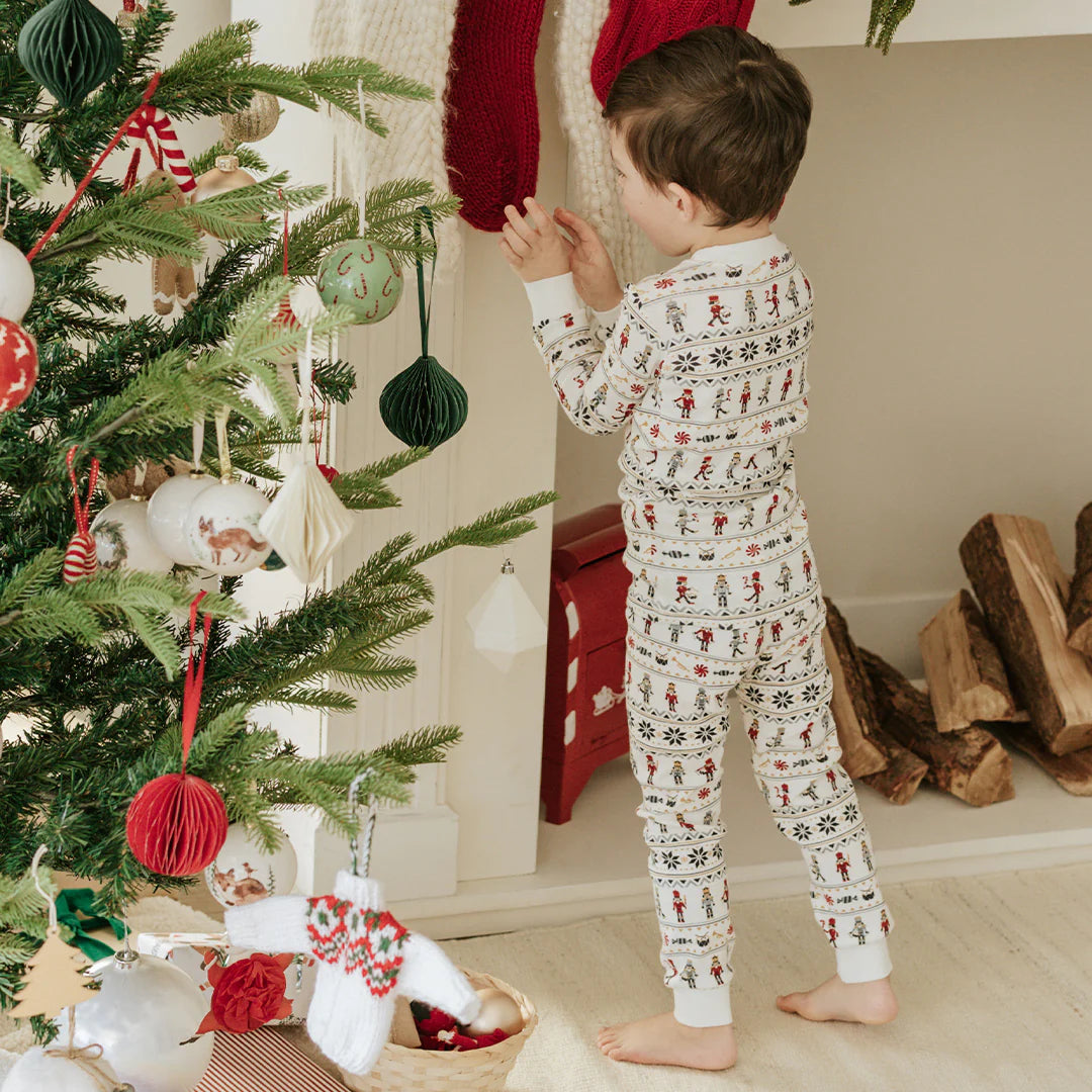 Nutcracker Fair Isle Print PJ Set