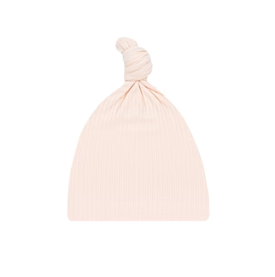 Top Knot Hat- Ribbed