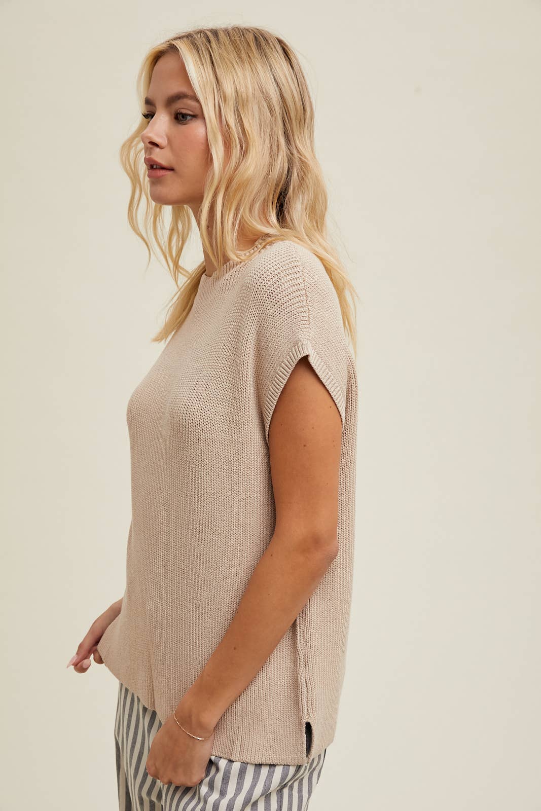 Mock Neck Sweater Top