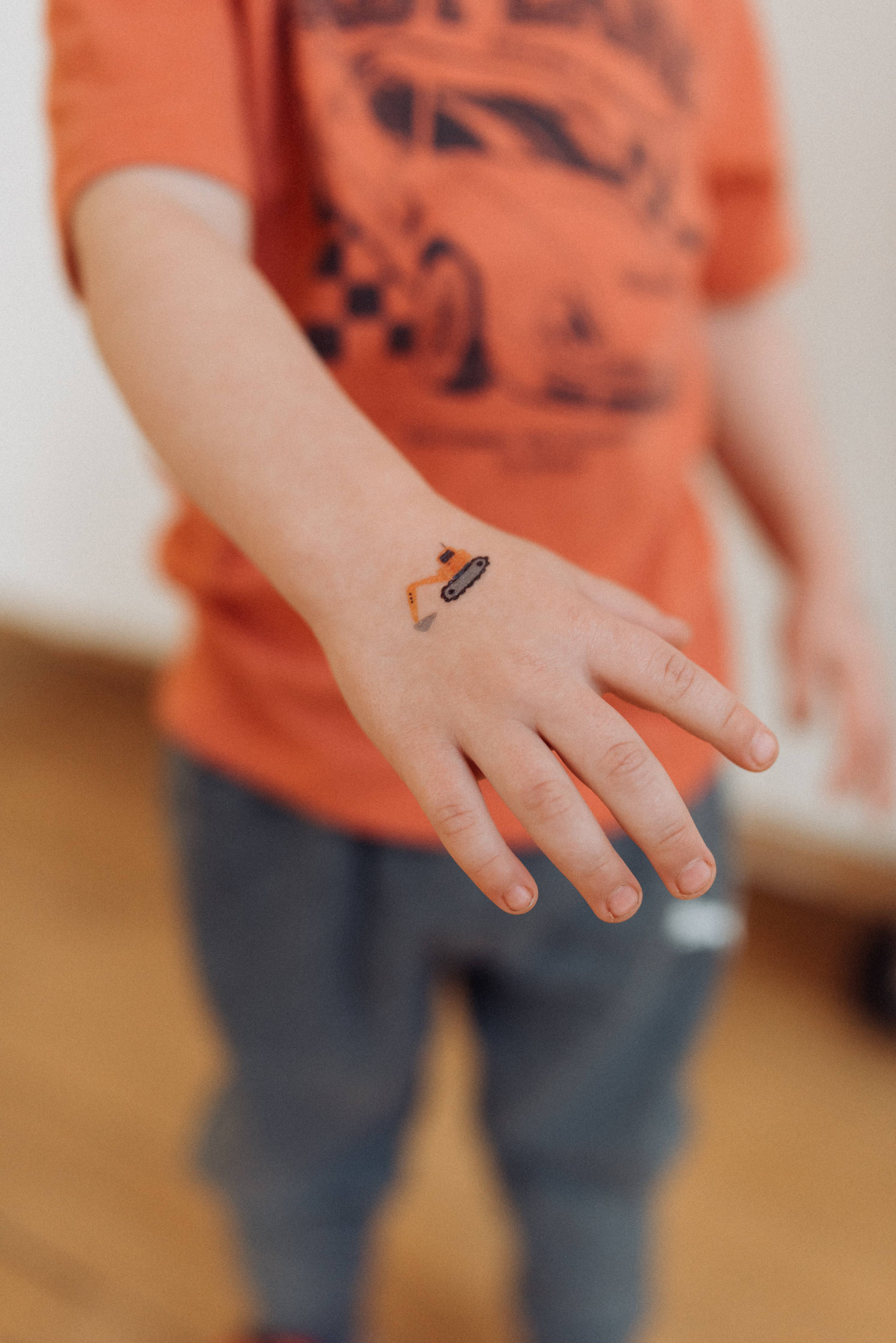 Construction Crew Temporary Tattoos