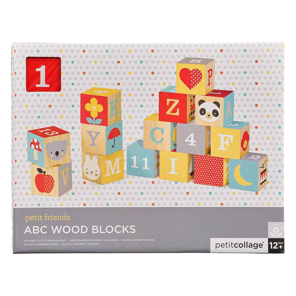 ABC Wooden Alphabet Blocks - Chronicle Books Toy sold by Rosebud & Jo
