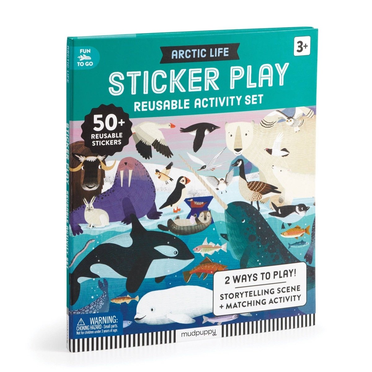 Arctic Life Reusable Sticker Activity Set - Chronicle Books Toy sold by Rosebud & Jo