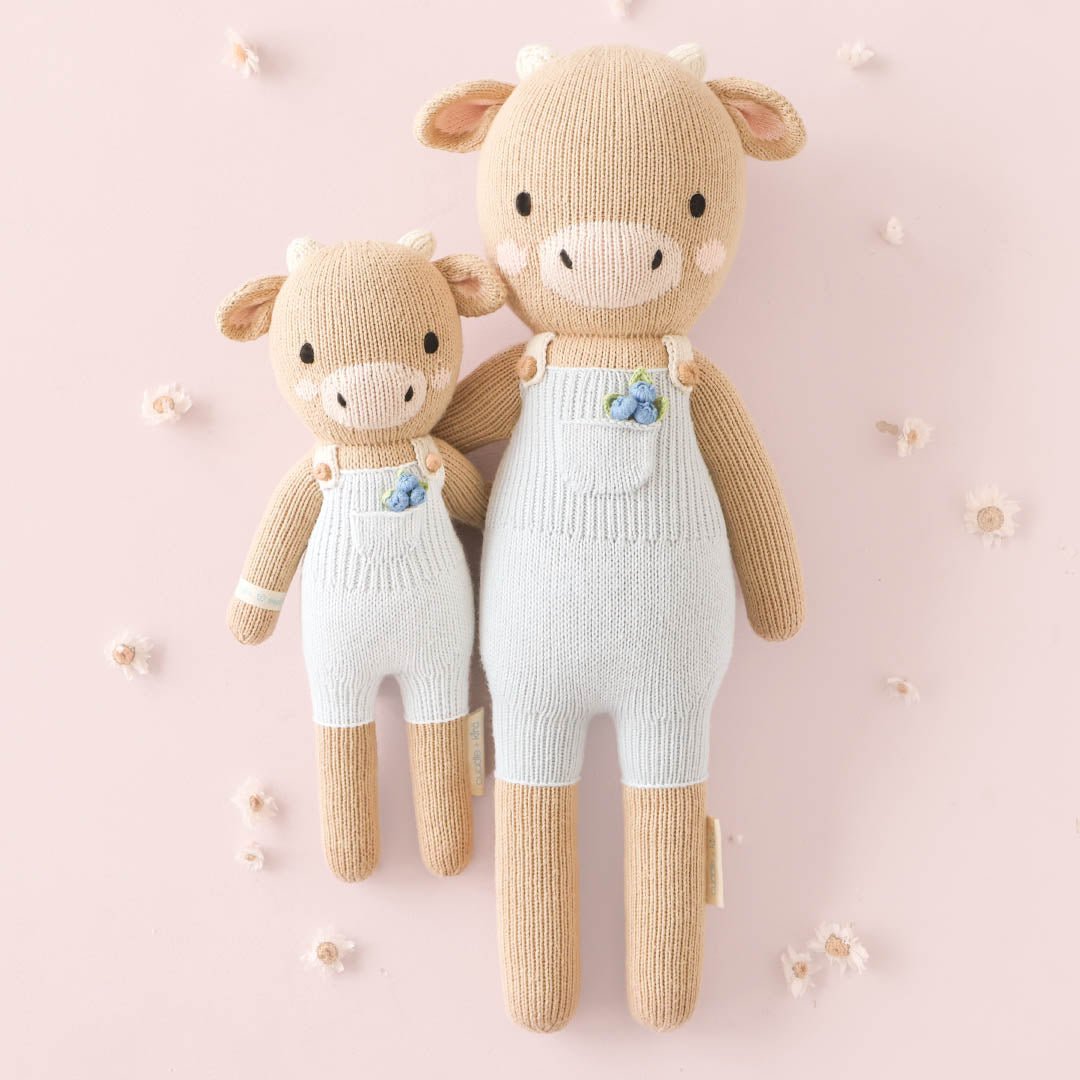 Asher the Cow - Cuddle + Kind Stuffed Animals sold by Rosebud & Jo