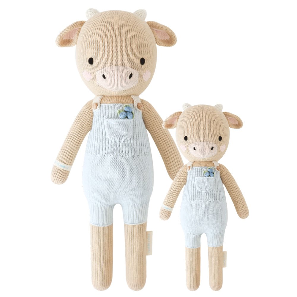 Asher the Cow - Cuddle + Kind Stuffed Animals sold by Rosebud & Jo