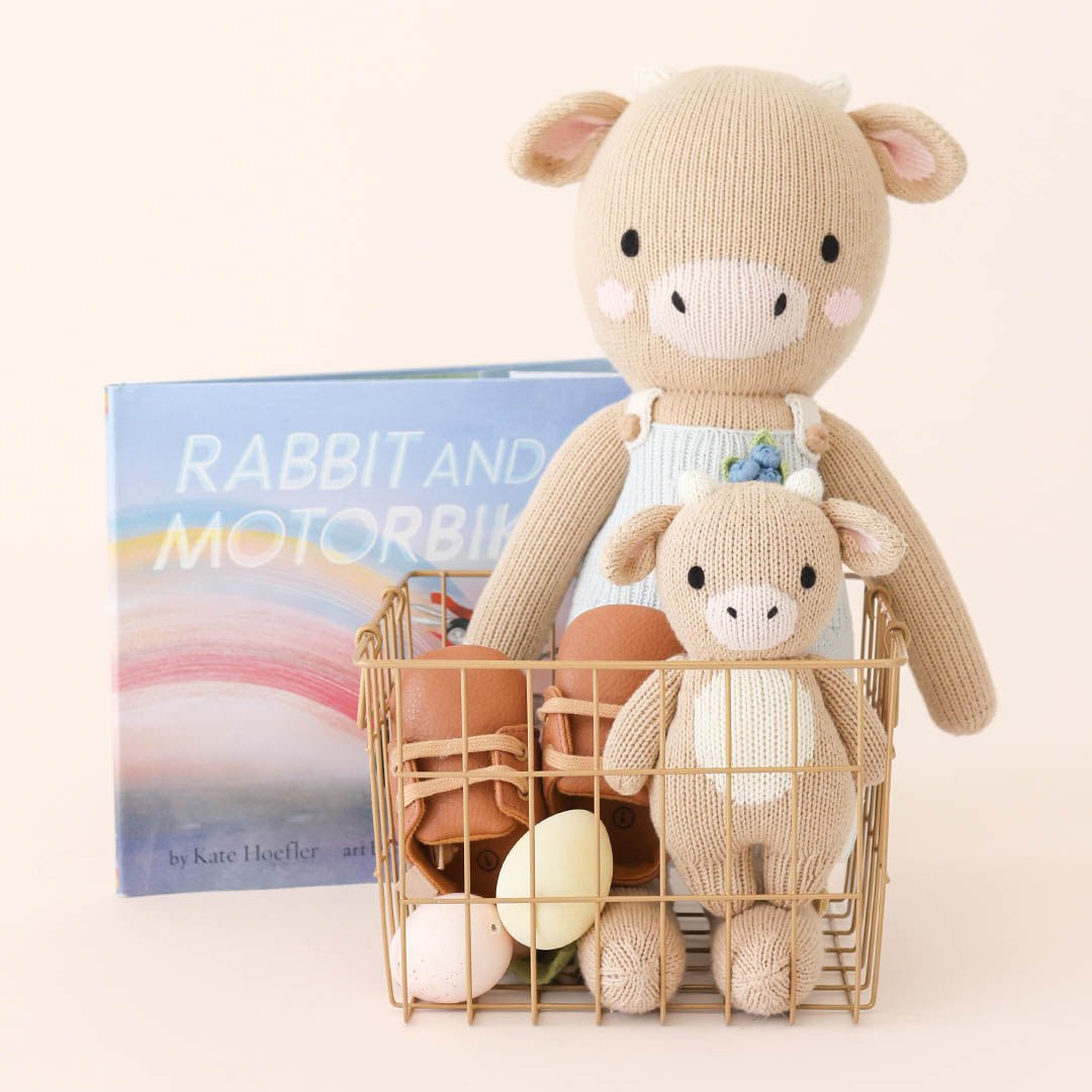 Asher the Cow - Cuddle + Kind Stuffed Animals sold by Rosebud & Jo