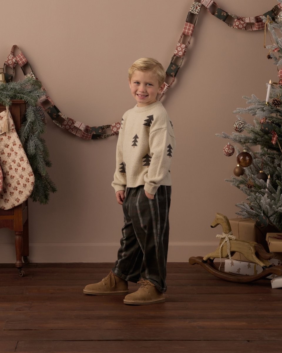 Aspen Sweater Tree Jacquard - Rylee + Cru Tops sold by Rosebud & Jo