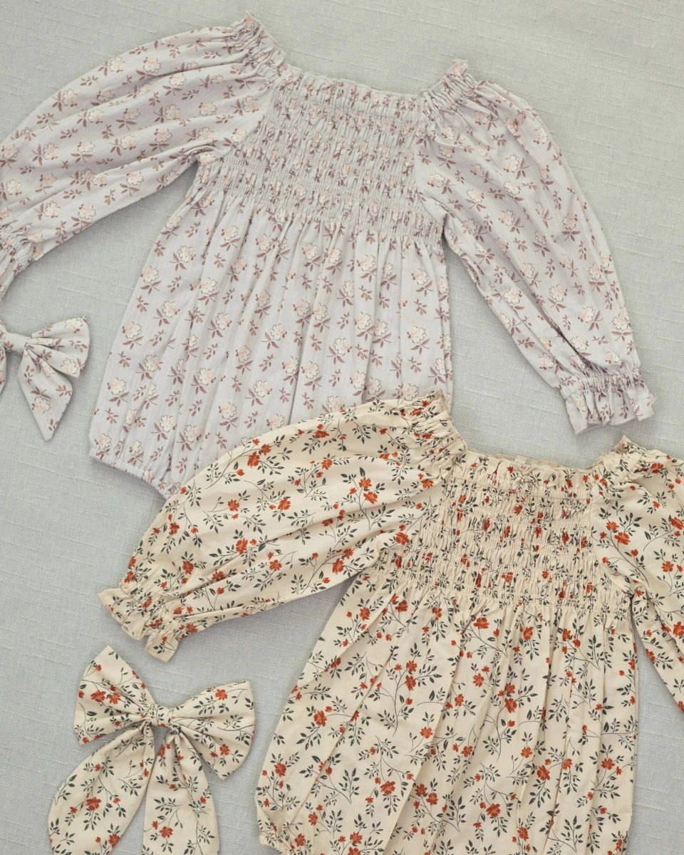 Autumn Romper in Holly Vines - Noralee Rompers & Jumpers sold by Rosebud & Jo