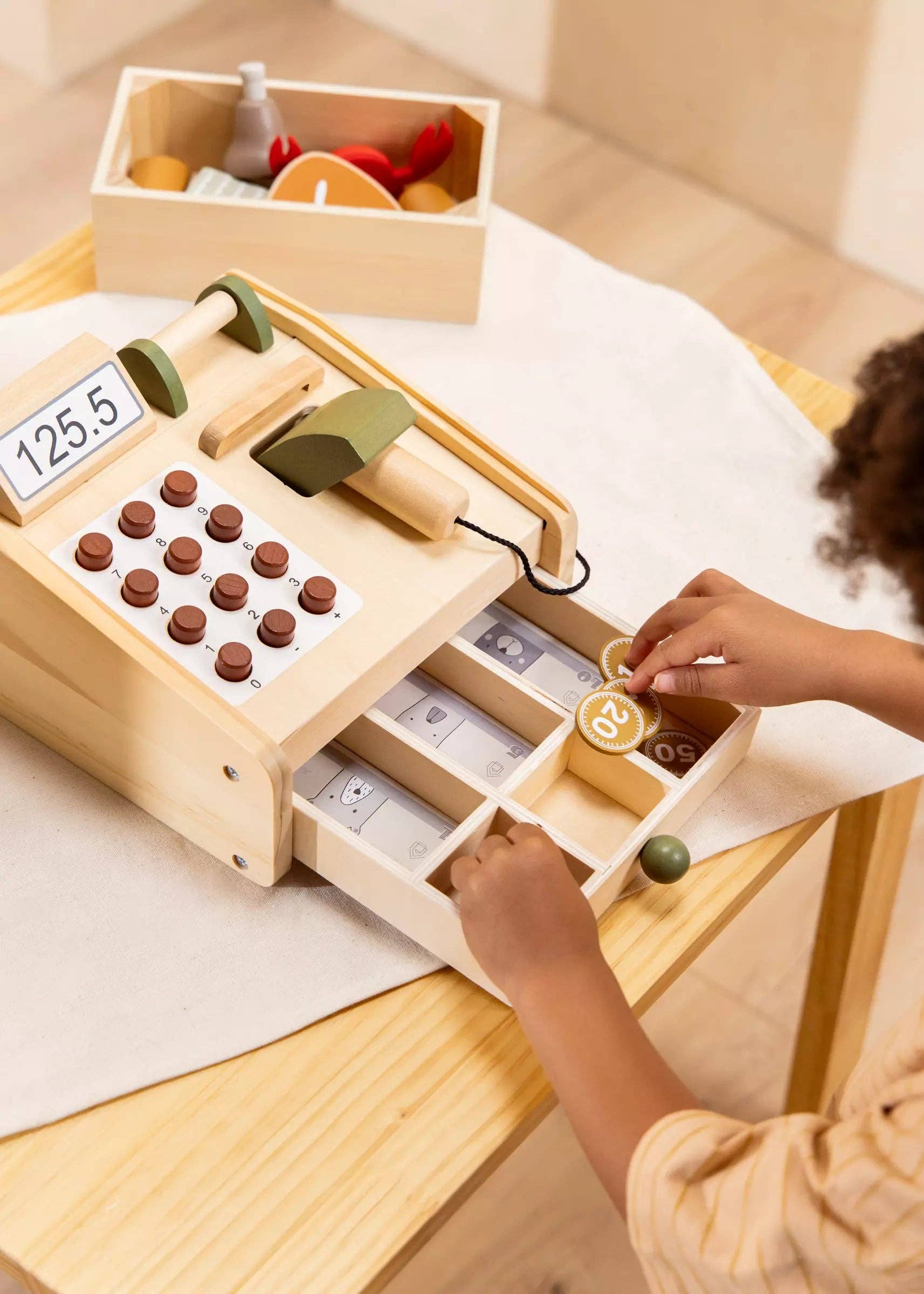 Wooden Cash Register