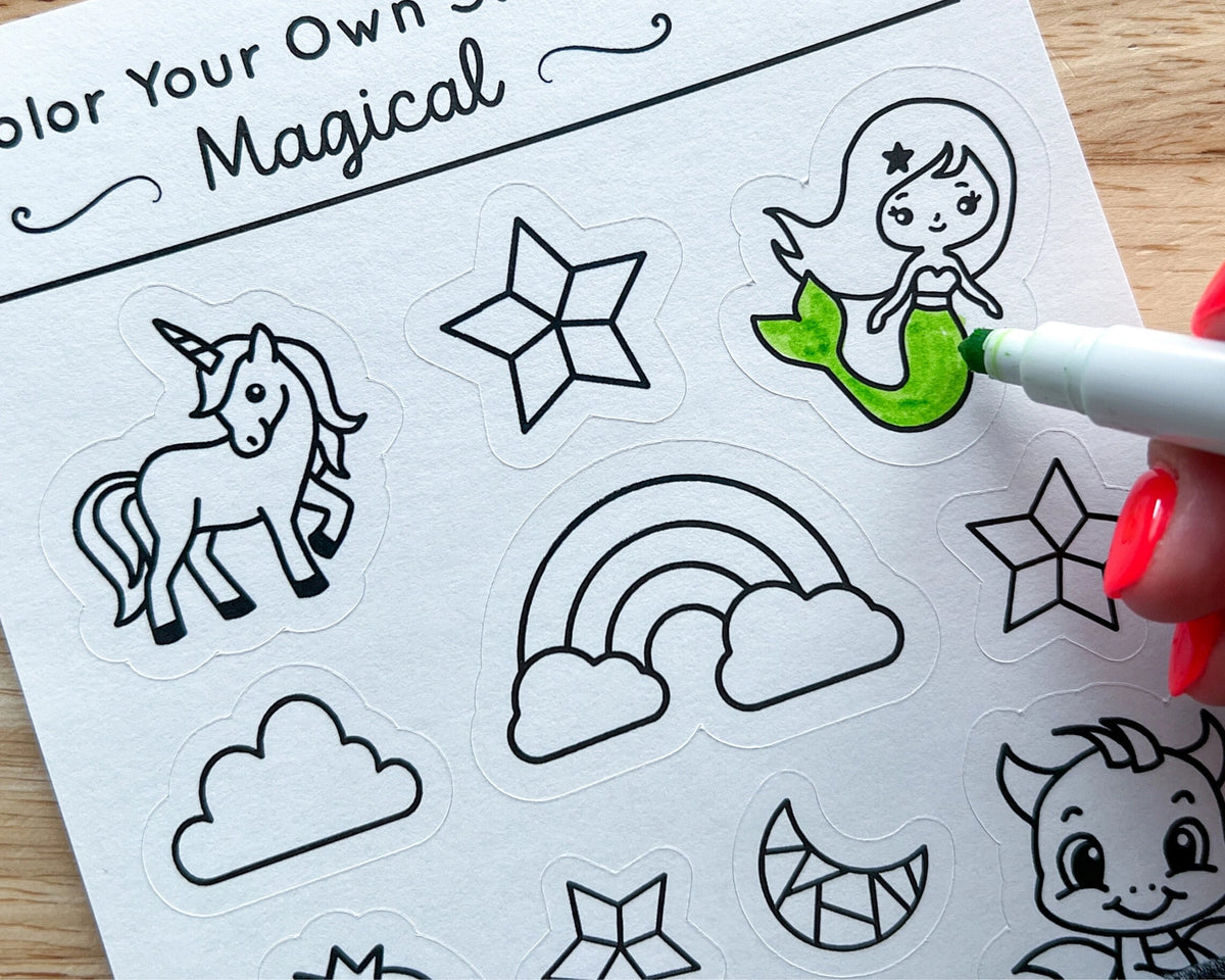Magical Color Your Own Stickers