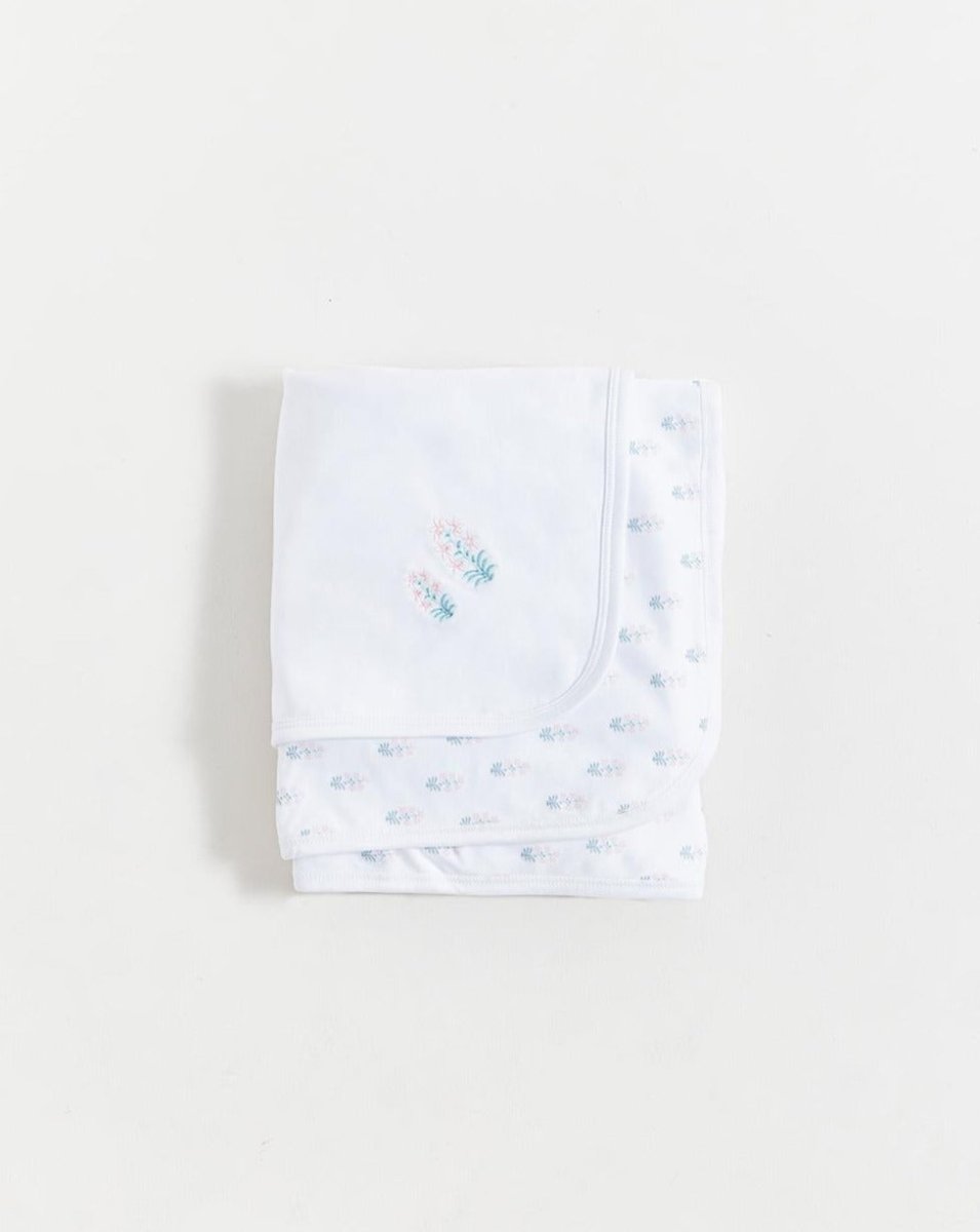 Baby Block Receiving Blanket - babycottons sold by Rosebud & Jo