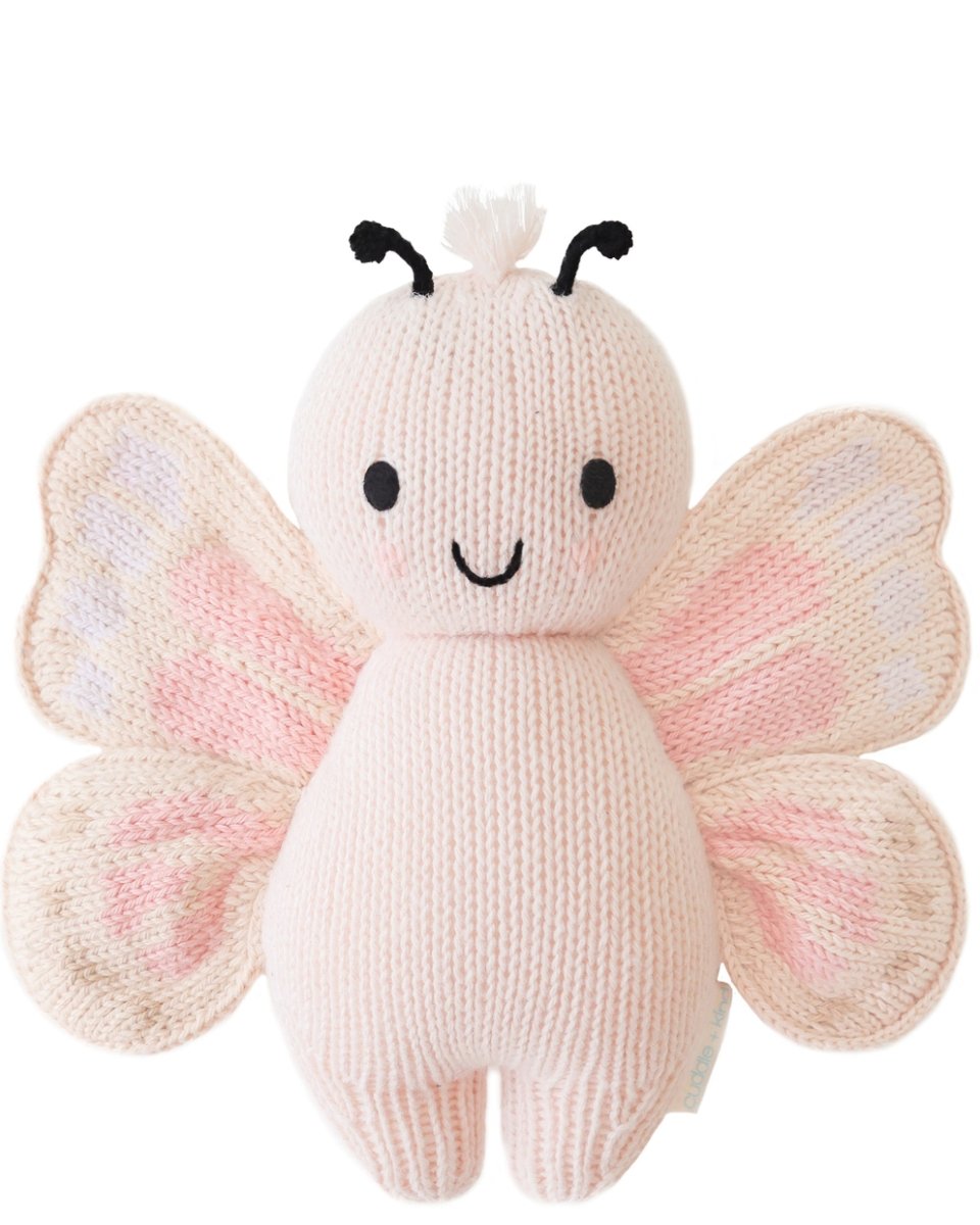 Baby Butterfly Petal Pink - Cuddle + Kind Stuffed Animals sold by Rosebud & Jo