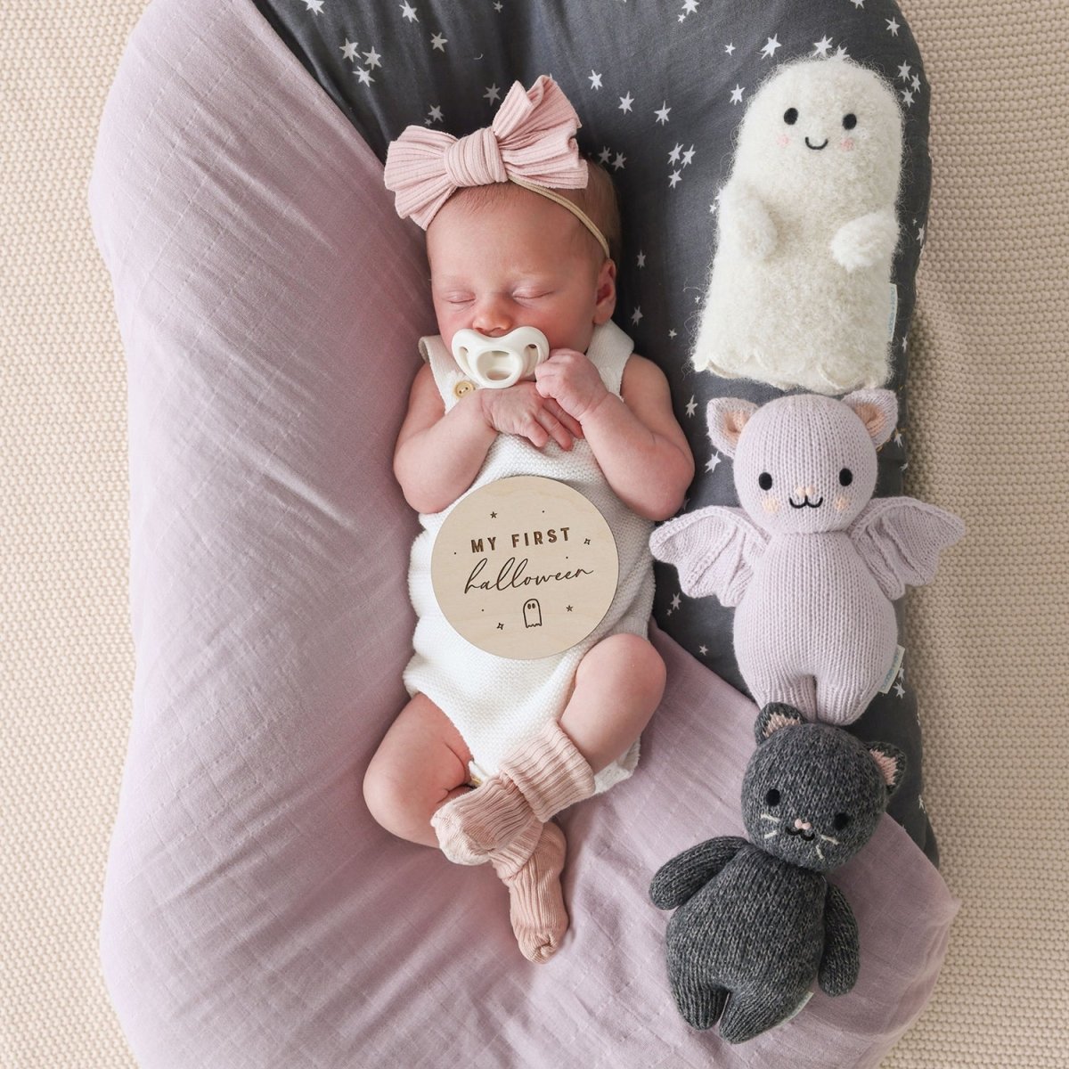 Baby Ghost in Ivory - Cuddle + Kind Stuffed Animals sold by Rosebud & Jo