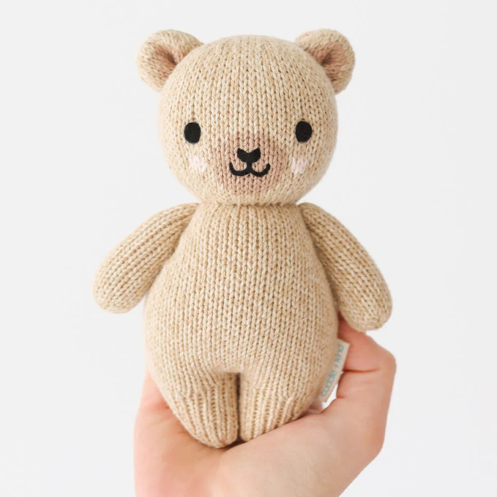 Baby Honey Bear - Cuddle + Kind Stuffed Animals sold by Rosebud & Jo
