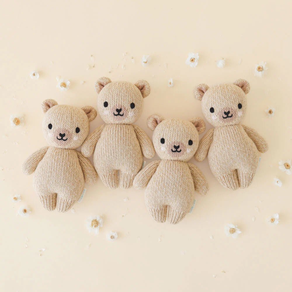 Baby Honey Bear - Cuddle + Kind Stuffed Animals sold by Rosebud & Jo