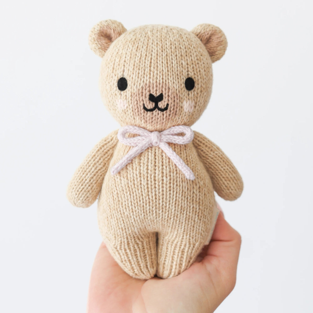 Baby Honey Bear with Lavender Bow - Cuddle + Kind Baby & Toddler Clothing sold by Rosebud & Jo