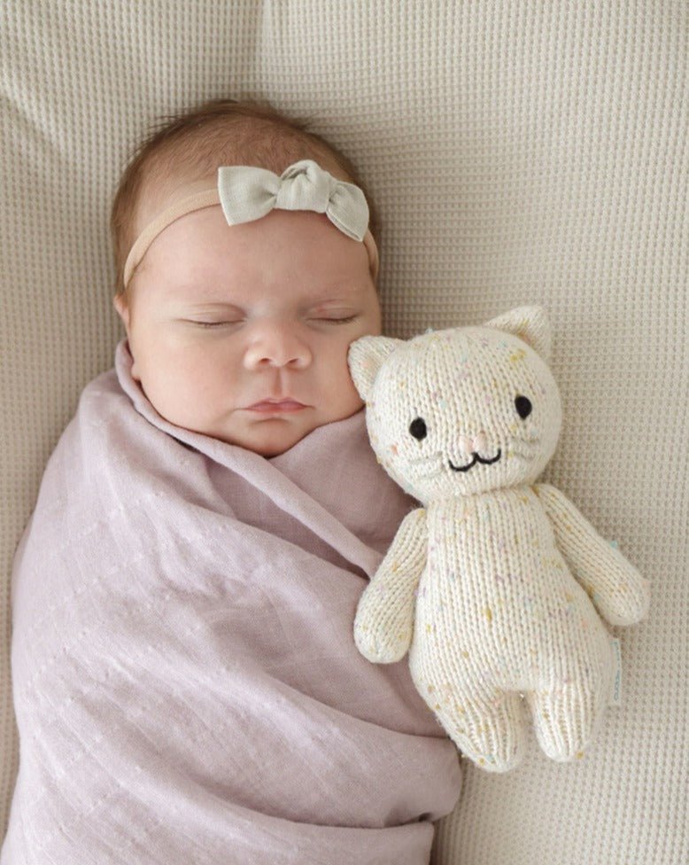 Baby Kitten - Confetti - Cuddle + Kind Toys sold by Rosebud & Jo