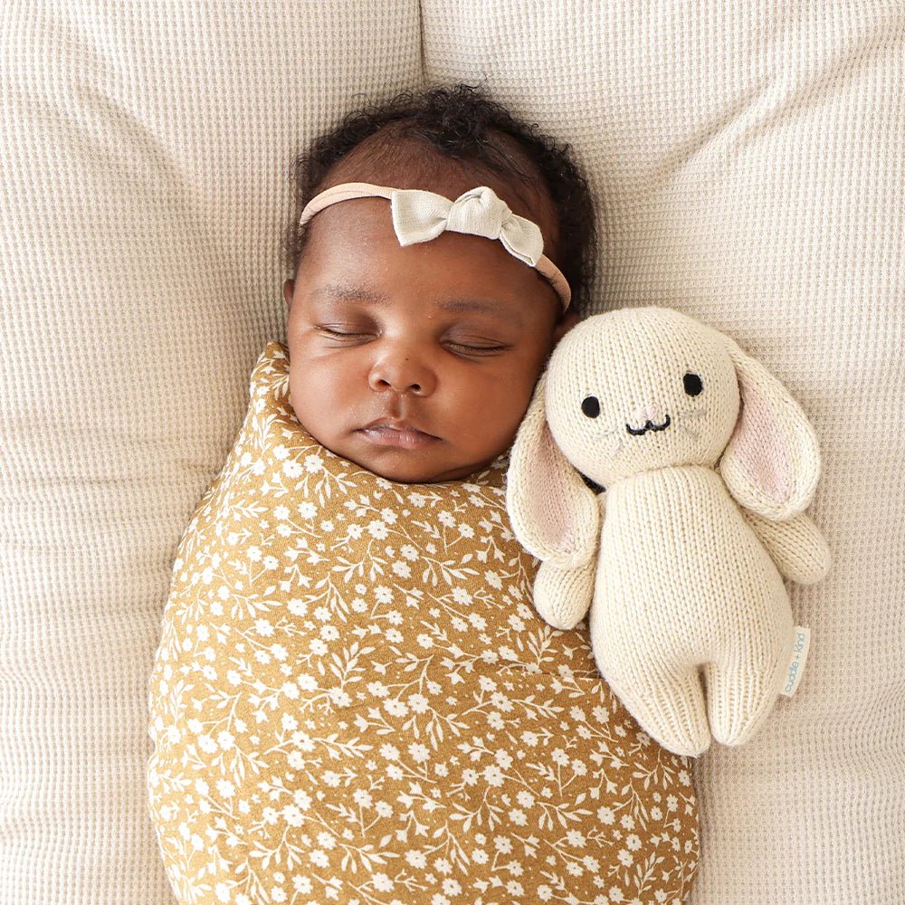 Baby Rabbit (Oatmeal) - Cuddle + Kind Toys sold by Rosebud & Jo