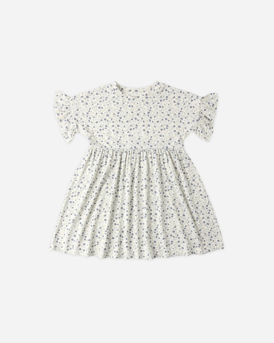 Babydoll Dress || Blue Ditsy - Rylee + Cru Dresses sold by Rosebud & Jo