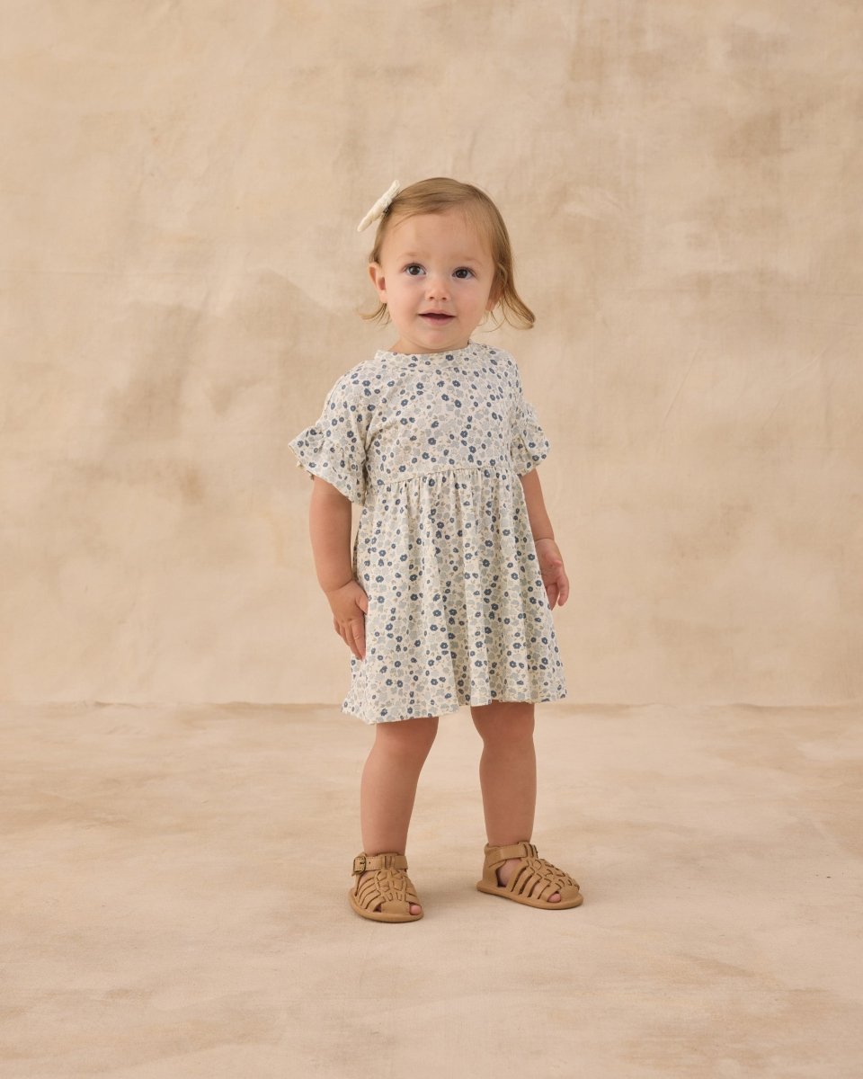 Babydoll Dress || Blue Ditsy - Rylee + Cru Dresses sold by Rosebud & Jo