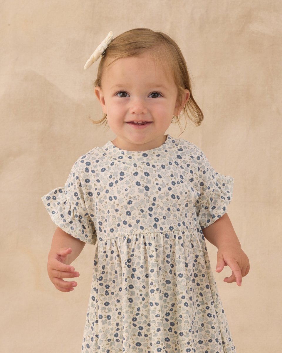 Babydoll Dress || Blue Ditsy - Rylee + Cru Dresses sold by Rosebud & Jo