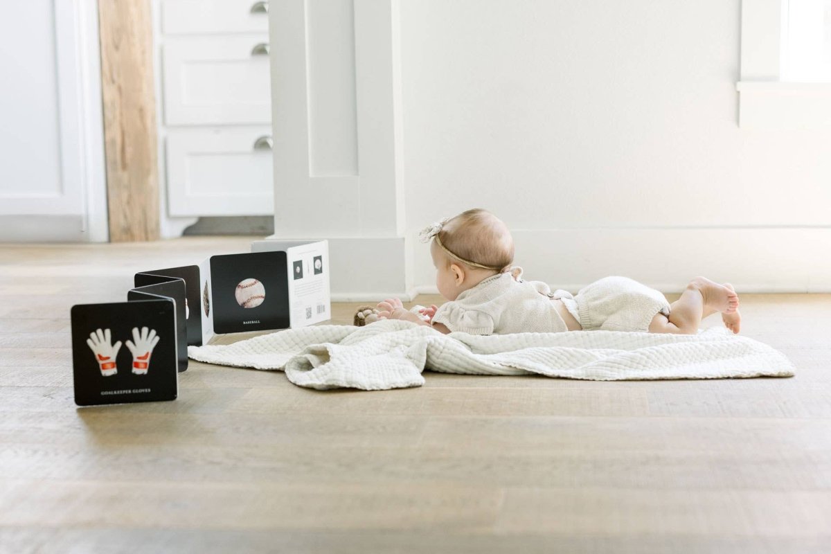 Baby's Tummy Time Sports: A Sports Board Book for Babies - Paige Tate & Co. Book sold by Rosebud & Jo