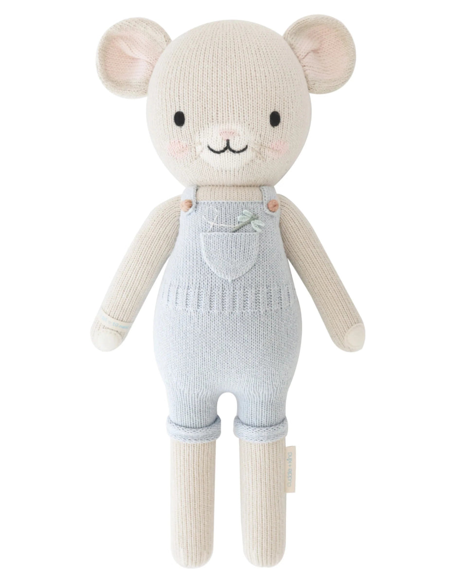 Bailey the Mouse - Cuddle + Kind Stuffed Animals sold by Rosebud & Jo