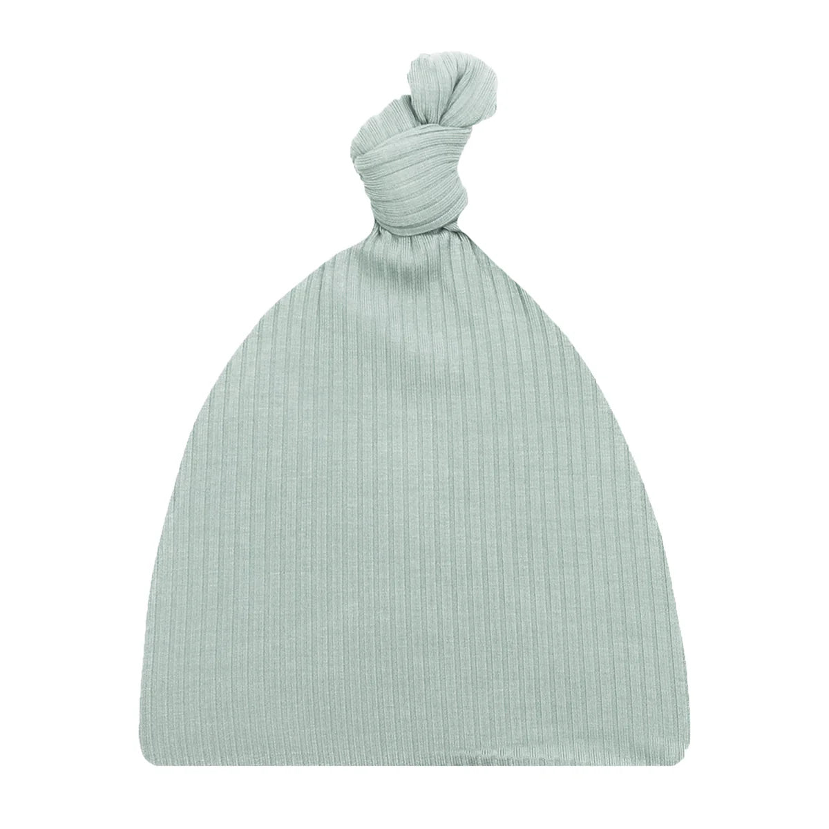 Top Knot Hat- Ribbed