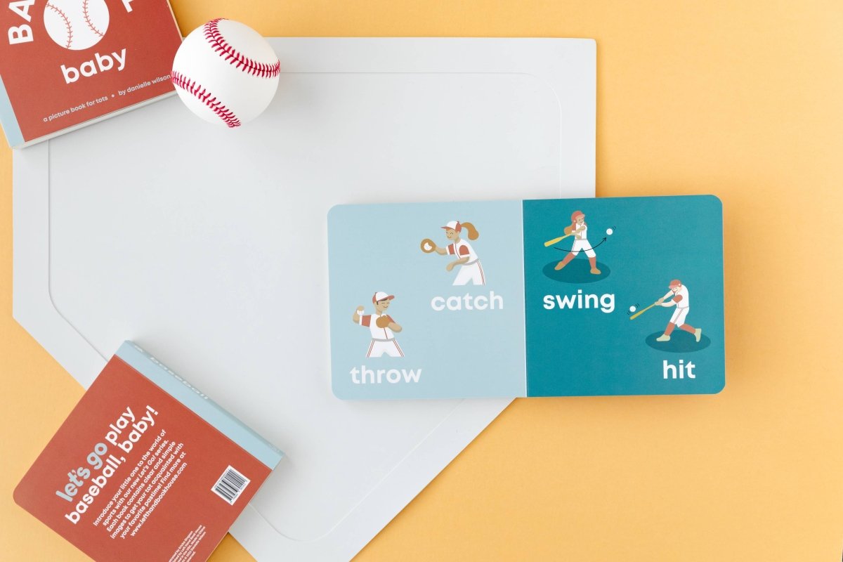 Baseball Baby Board Book - Left Hand Book House Book sold by Rosebud & Jo