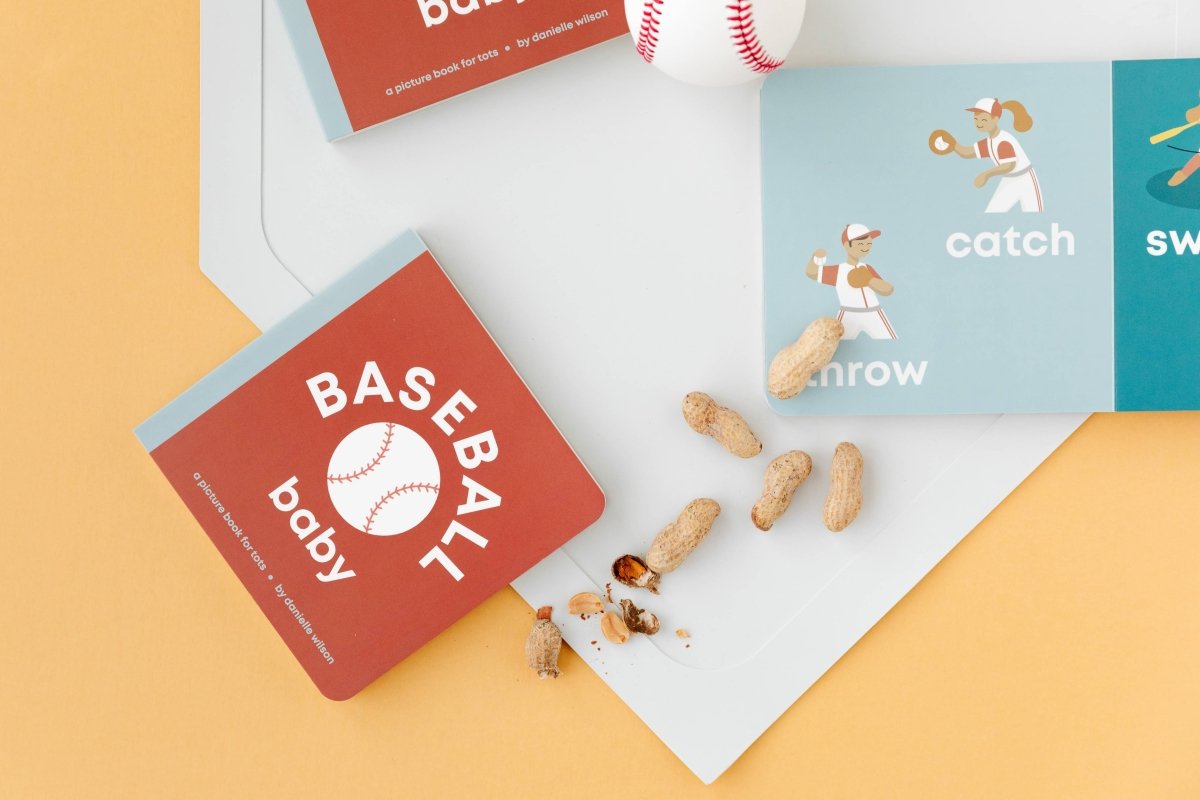 Baseball Baby Board Book - Left Hand Book House Book sold by Rosebud & Jo
