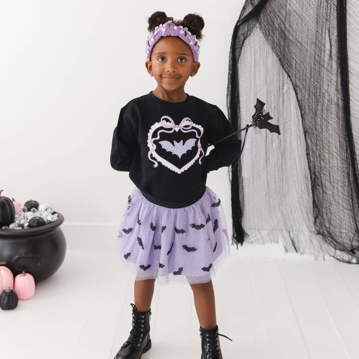 Bat Halloween Gemstone Headband - Sweet Wink Hair Accessories sold by Rosebud & Jo