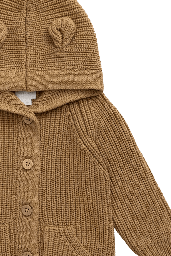 Bear Onepiece - Tawny Brown - Jamie Kay Rompers & Jumpers sold by Rosebud & Jo