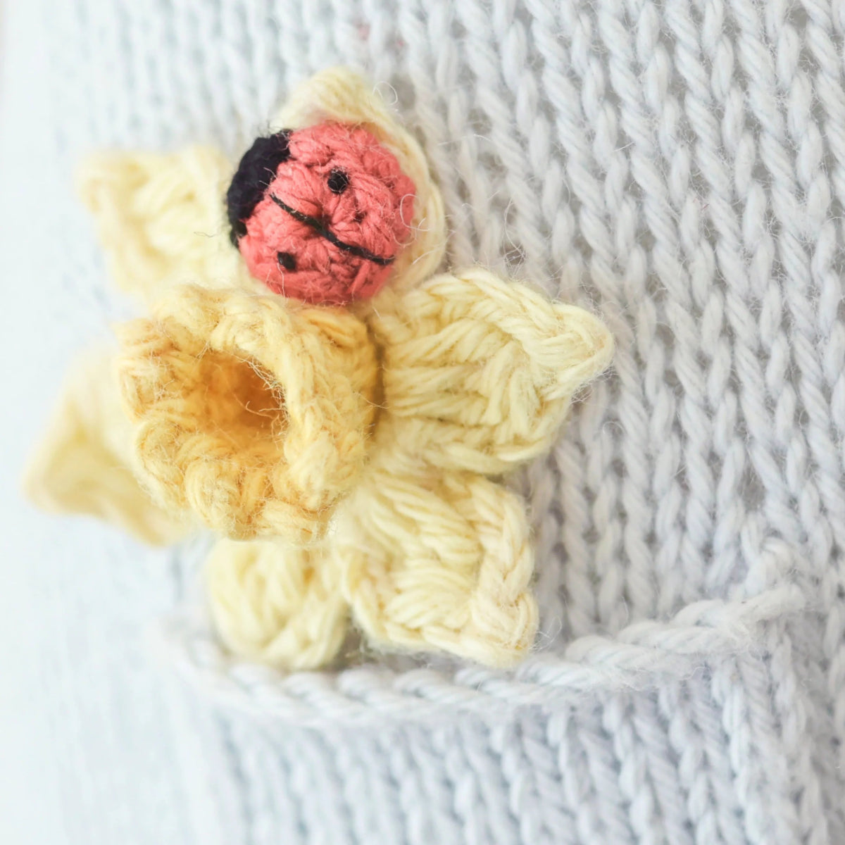 Beatrice the Mouse in Periwinkle - Cuddle + Kind Stuffed Animals sold by Rosebud & Jo