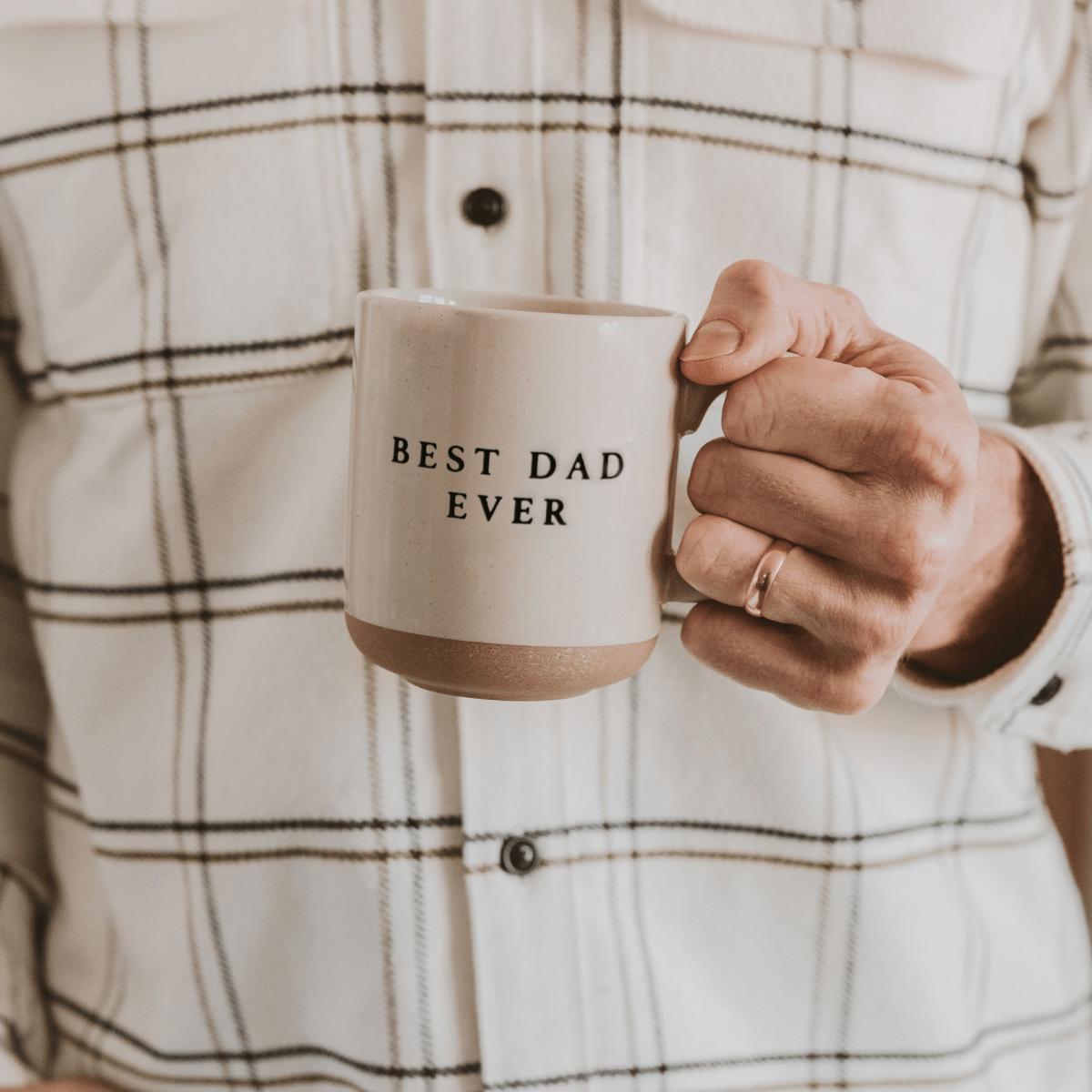 Best Dad Ever Stoneware Coffee Mug - Sweet Water Decor Mug sold by Rosebud & Jo