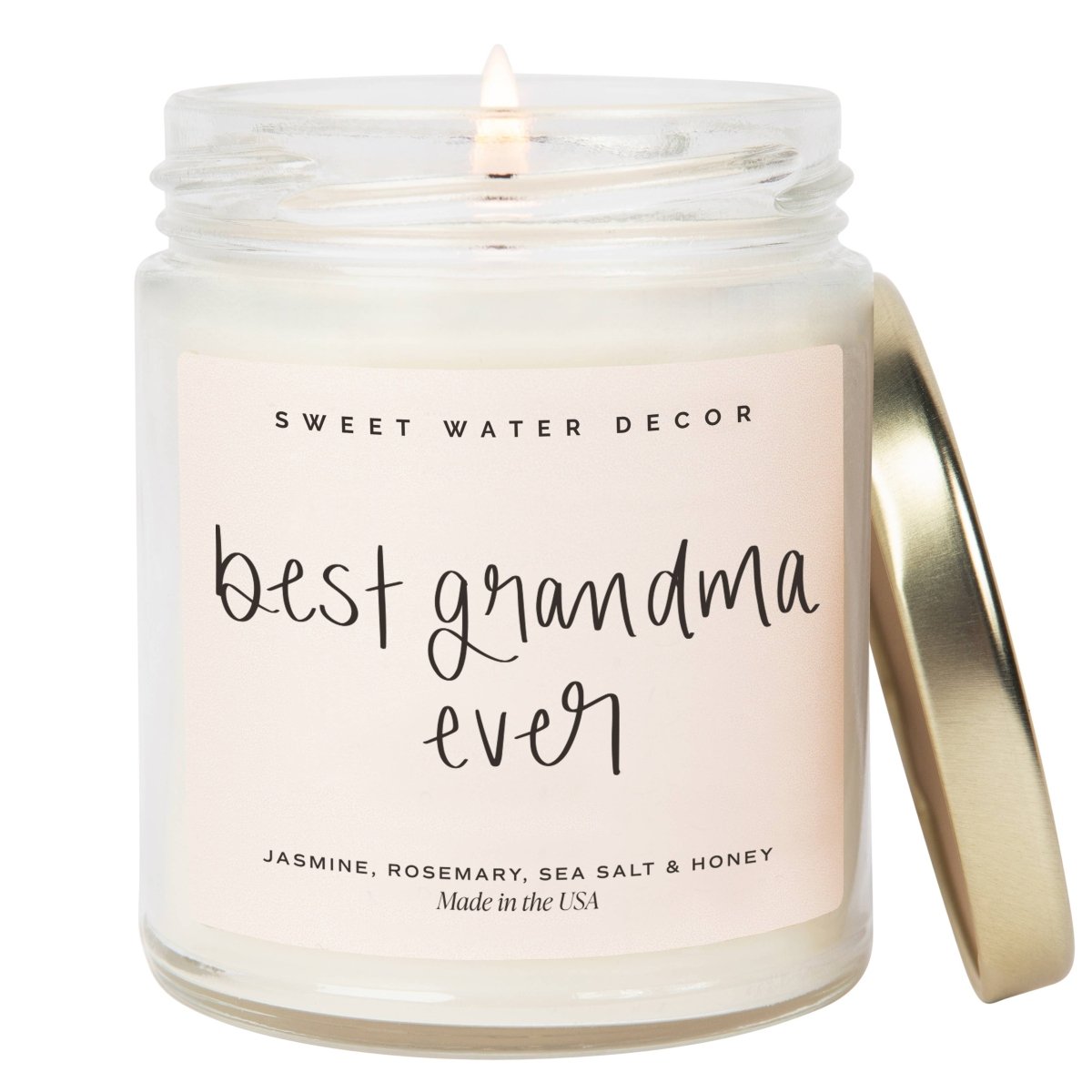 Best Grandma Ever Soy Candle - Sweet Water Decor Candle sold by Rosebud & Jo