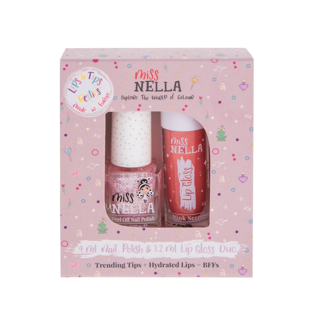 Besties Duo (Sugar Hugs + Gloss Pink Secret) - Miss Nella Toys sold by Rosebud & Jo