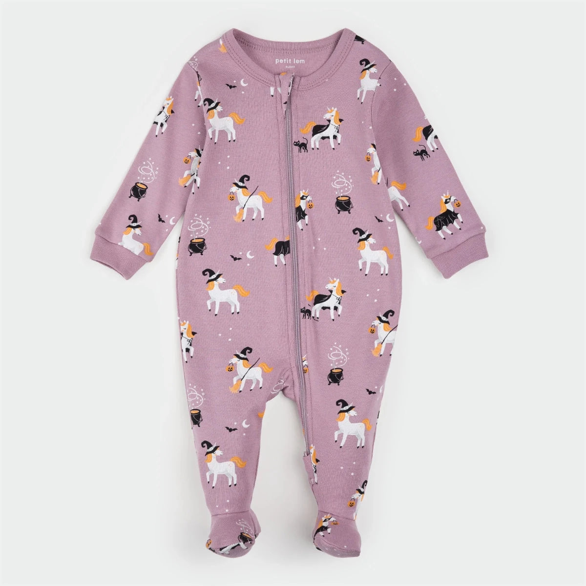 Bewitched Unicorns Sleeper - Petite Lem Footies sold by Rosebud & Jo