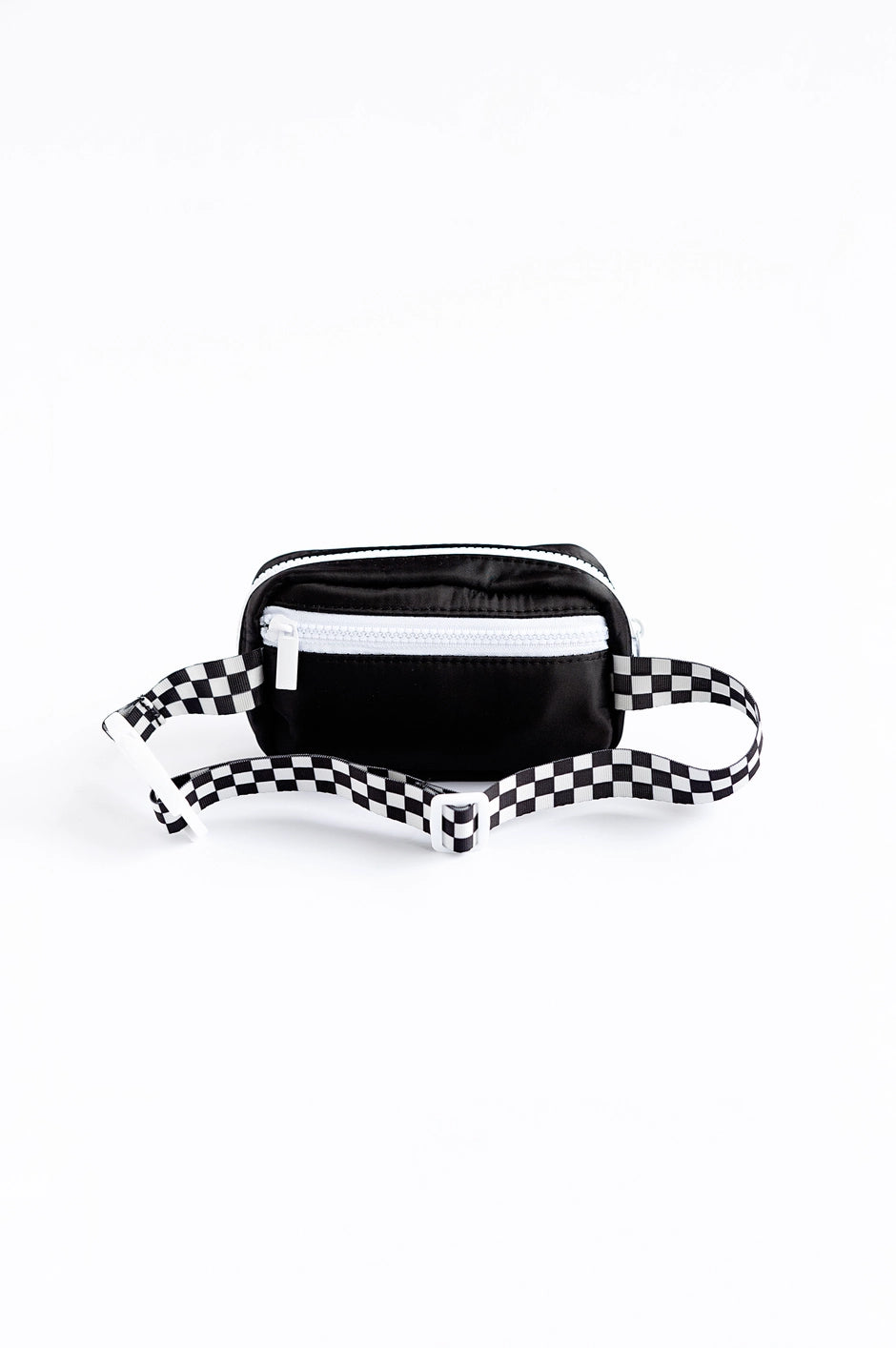 The City Bag: Black Check Bum Bag