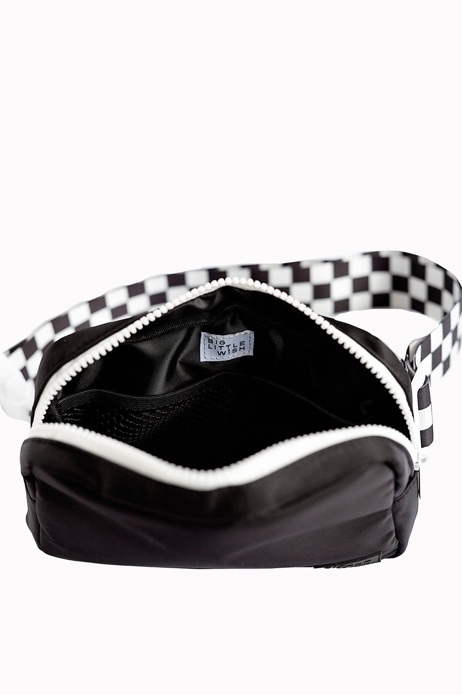 The City Bag: Black Check Bum Bag