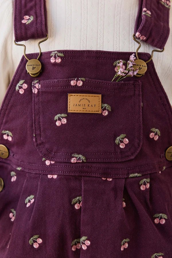 Blair Overall - Cherry Fig - Jamie Kay Top & Bottom Sets sold by Rosebud & Jo