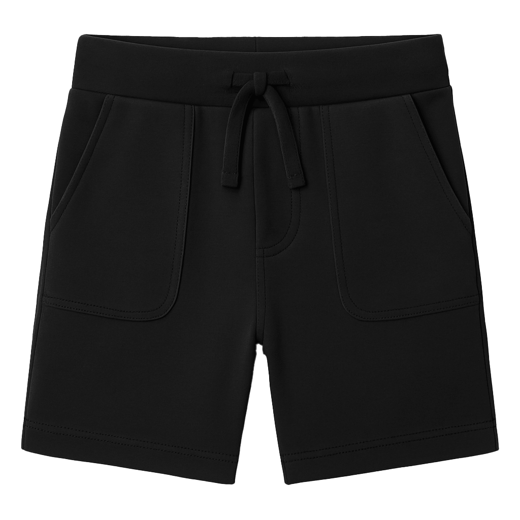 Boys Terry Pull On Shorts – Black - CR Sports Bottoms sold by Rosebud & Jo