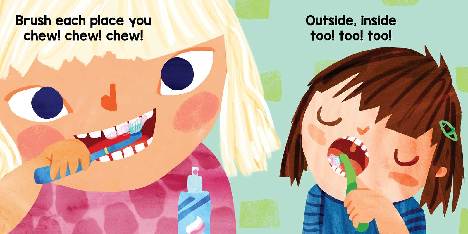 Brush! Brush! Brush! (A Baby Steps Toothbrushing Board Book for Toddlers) by Douglas Florian