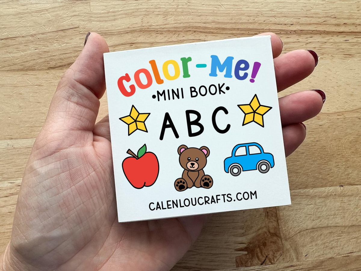 Alphabet Mini Coloring Book