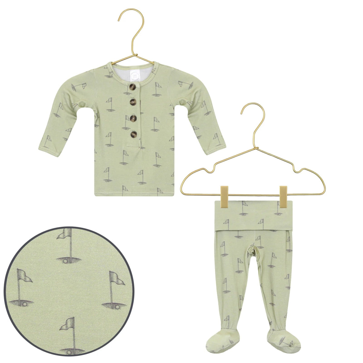 Cal Golf Top & Bottom Set - Lou Lou & Company Baby & Toddler Clothing sold by Rosebud & Jo