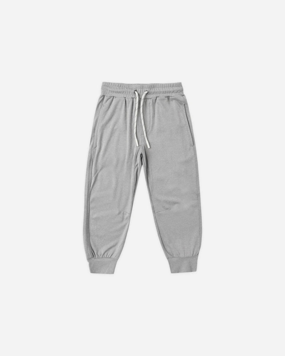 Century Tech Jogger Heathered Dusty Blue - Rylee + Cru Bottoms sold by Rosebud & Jo